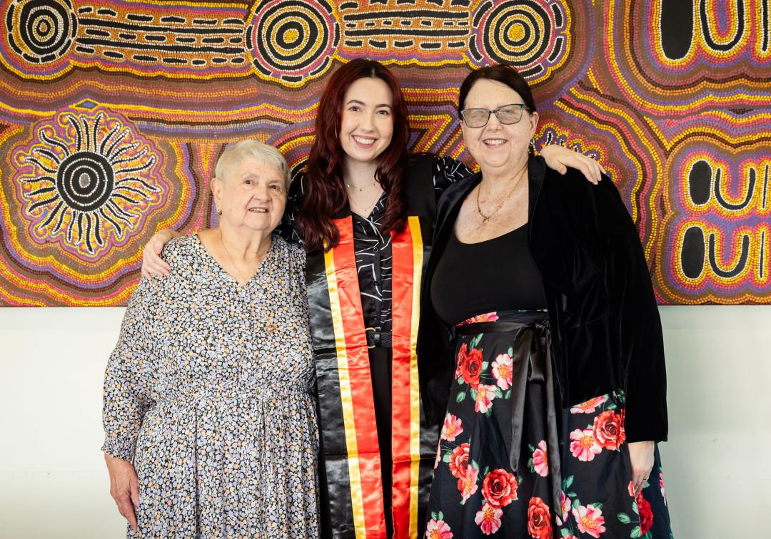 Jade Ball with her Mother and Grandmother