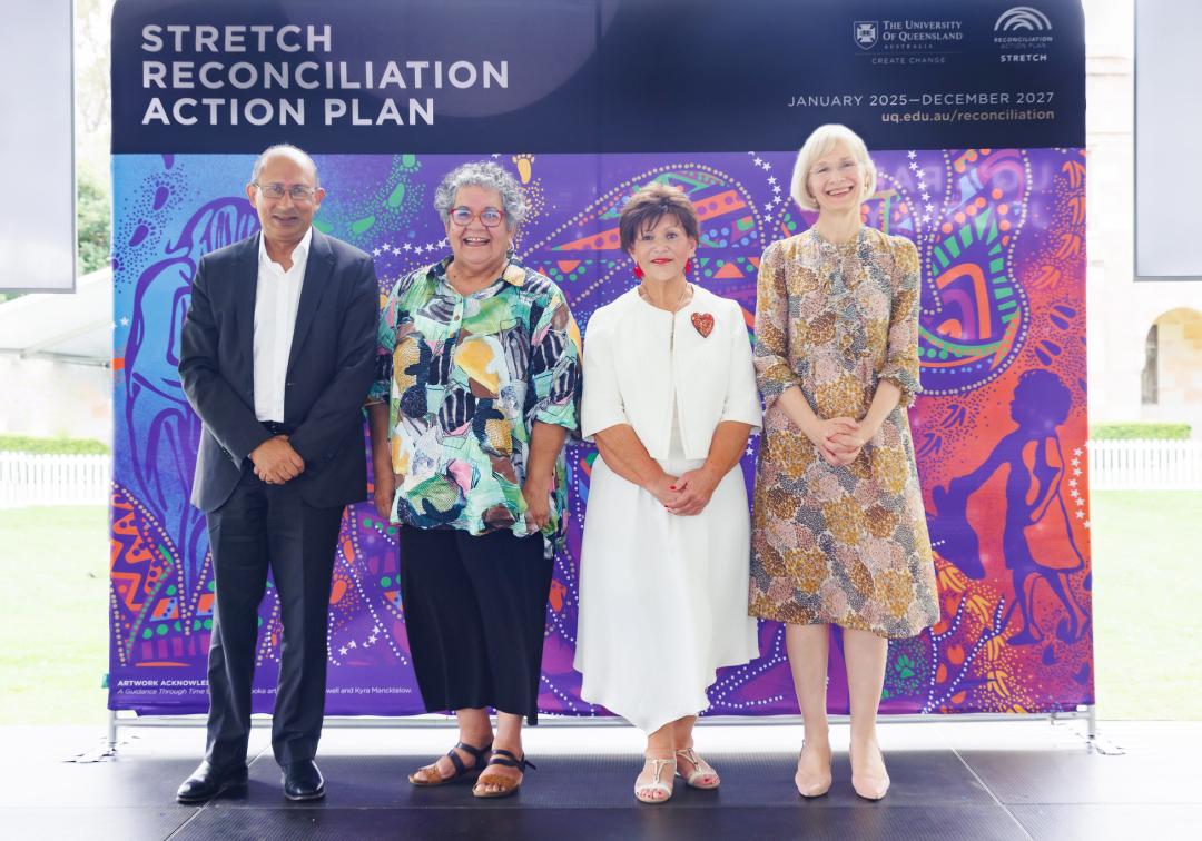 UQ Chancellor, VC, DVCIE, Prof of Indigenous Education