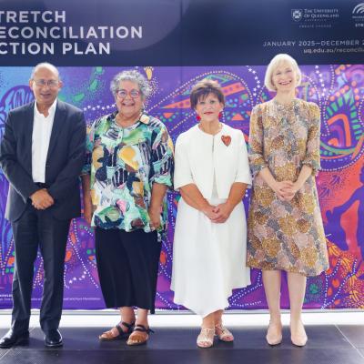 UQ Chancellor, VC, DVCIE, Prof of Indigenous Education
